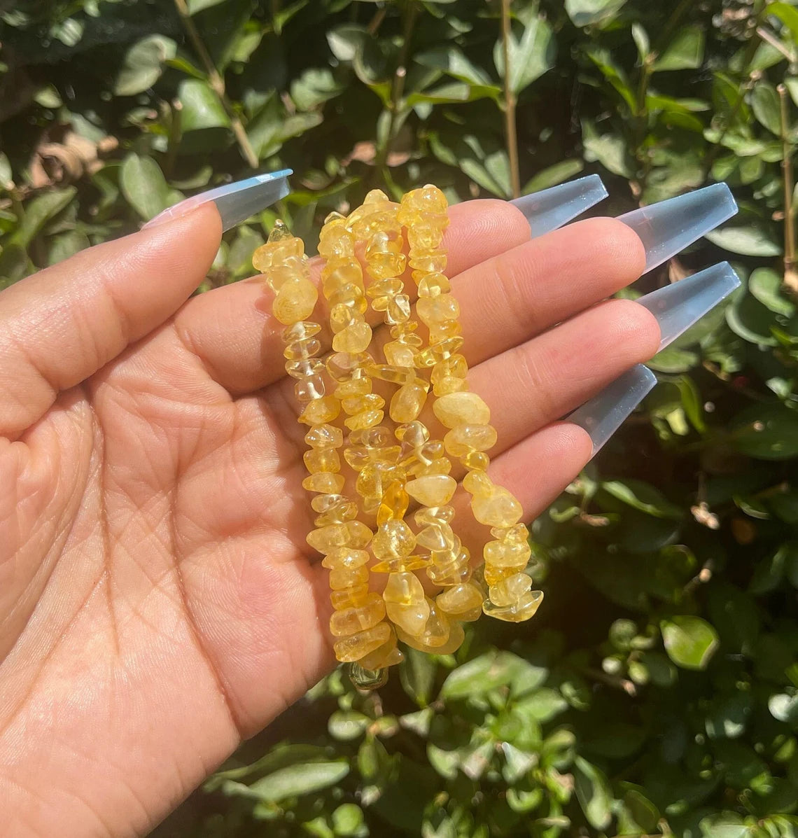 Citrine Chip Bracelet