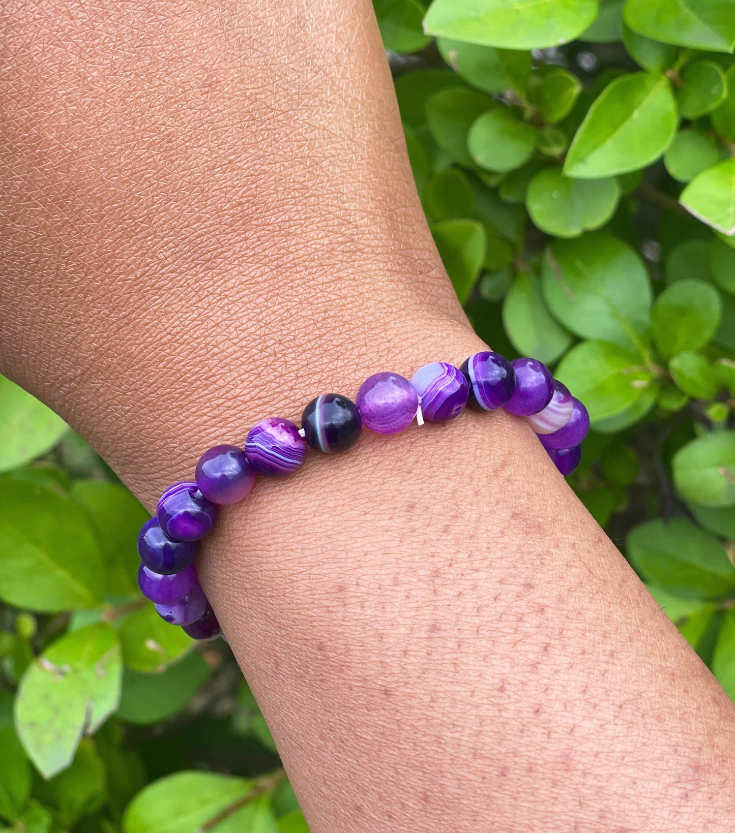 Purple Agate Bracelet