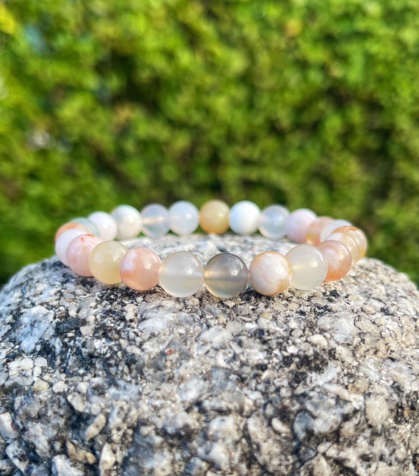 Sakura Flower Agate Bracelet