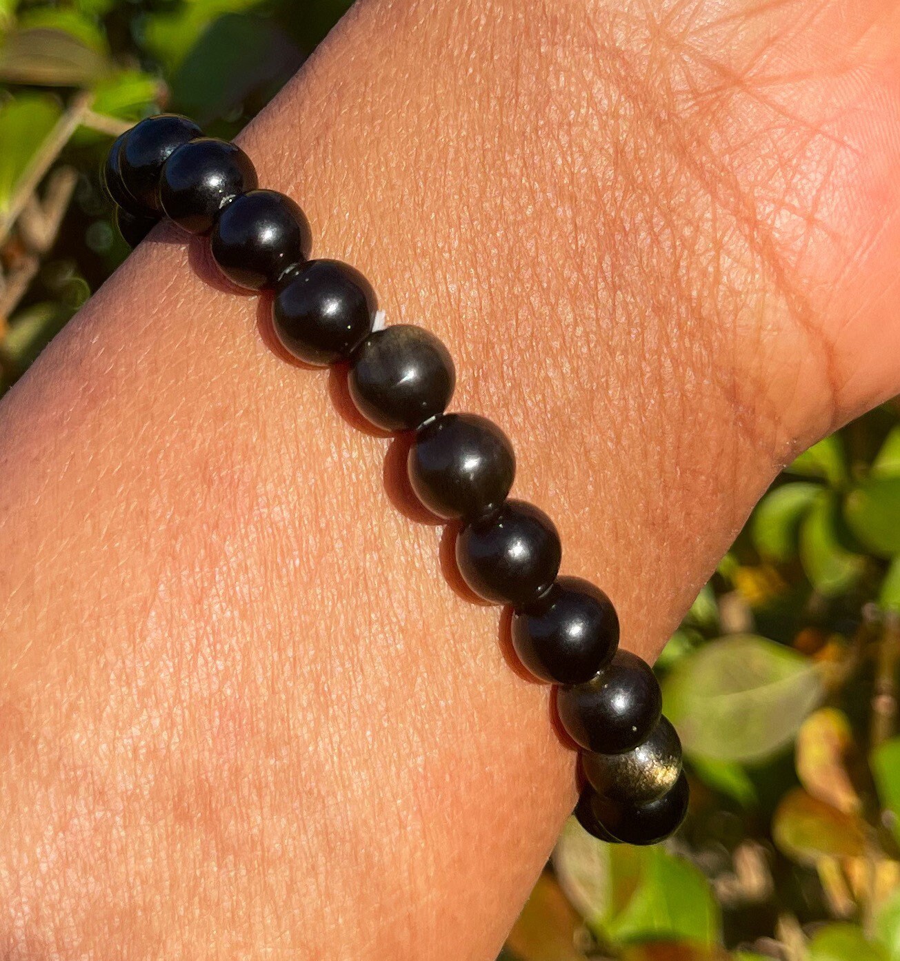 Rose Quartz Obsidian Bracelet