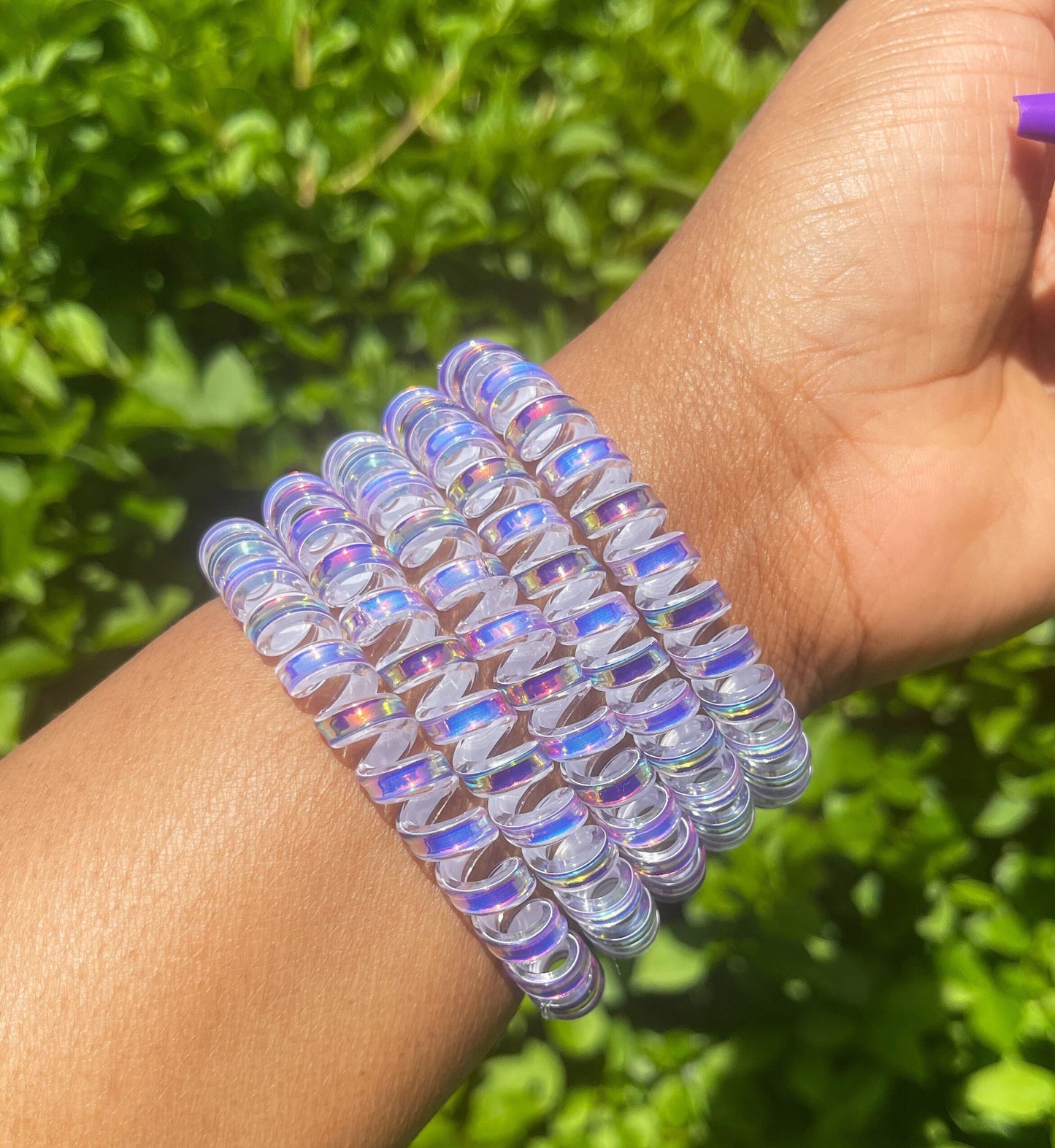 Purple Stretchy Bracelet