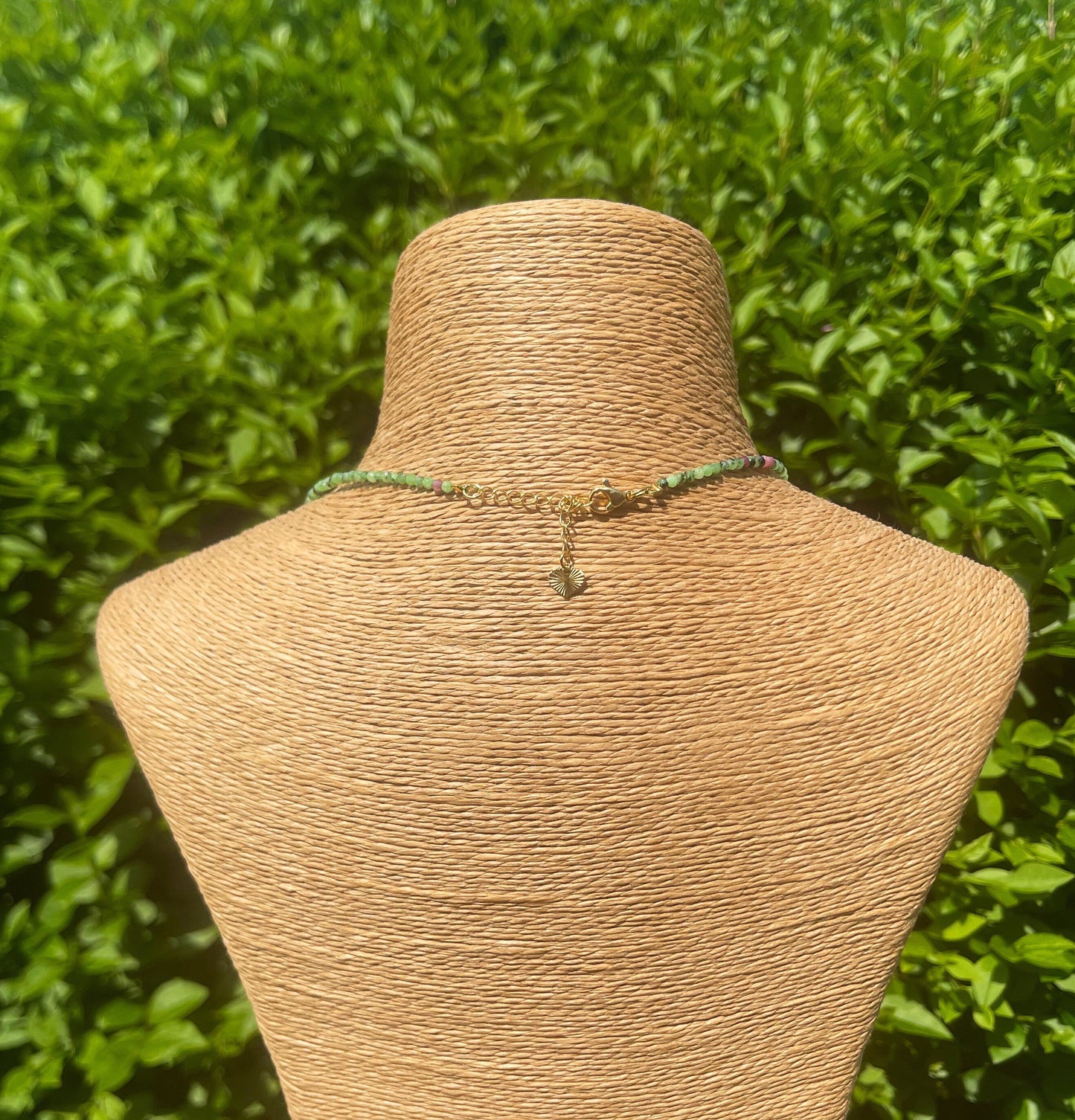 Ruby Zoisite Choker