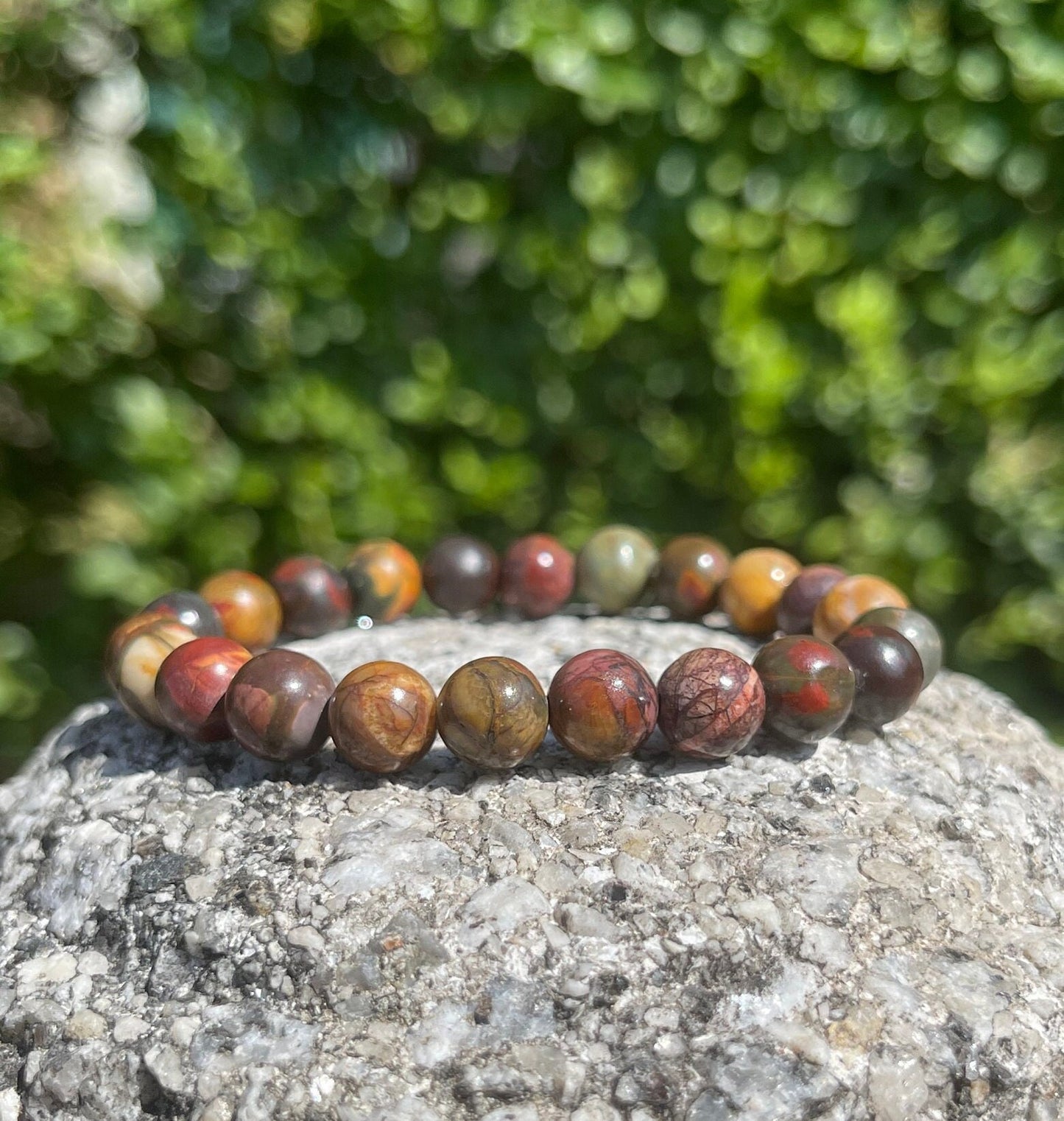 Red Picasso Jasper Bracelet