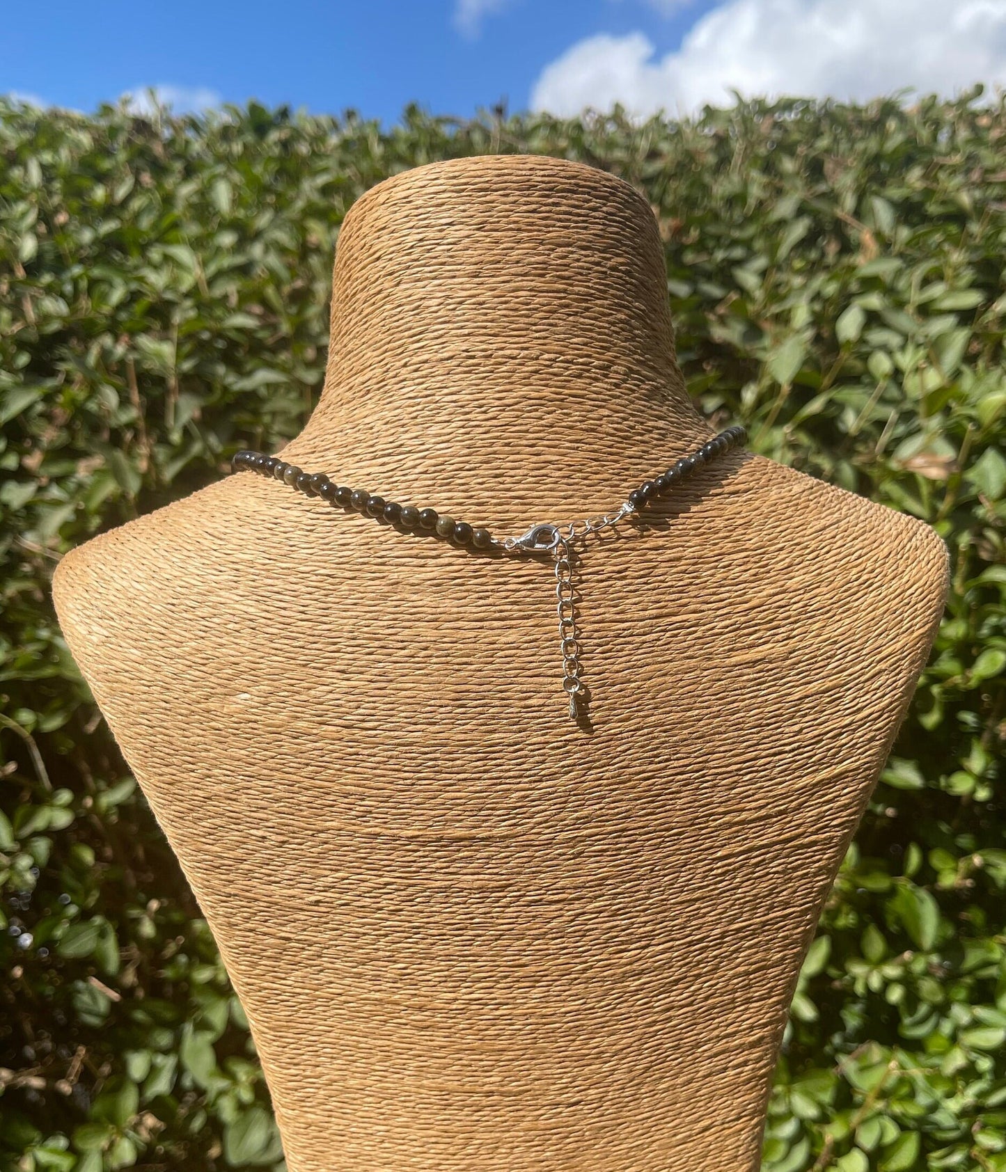 Gold Obsidian Necklace