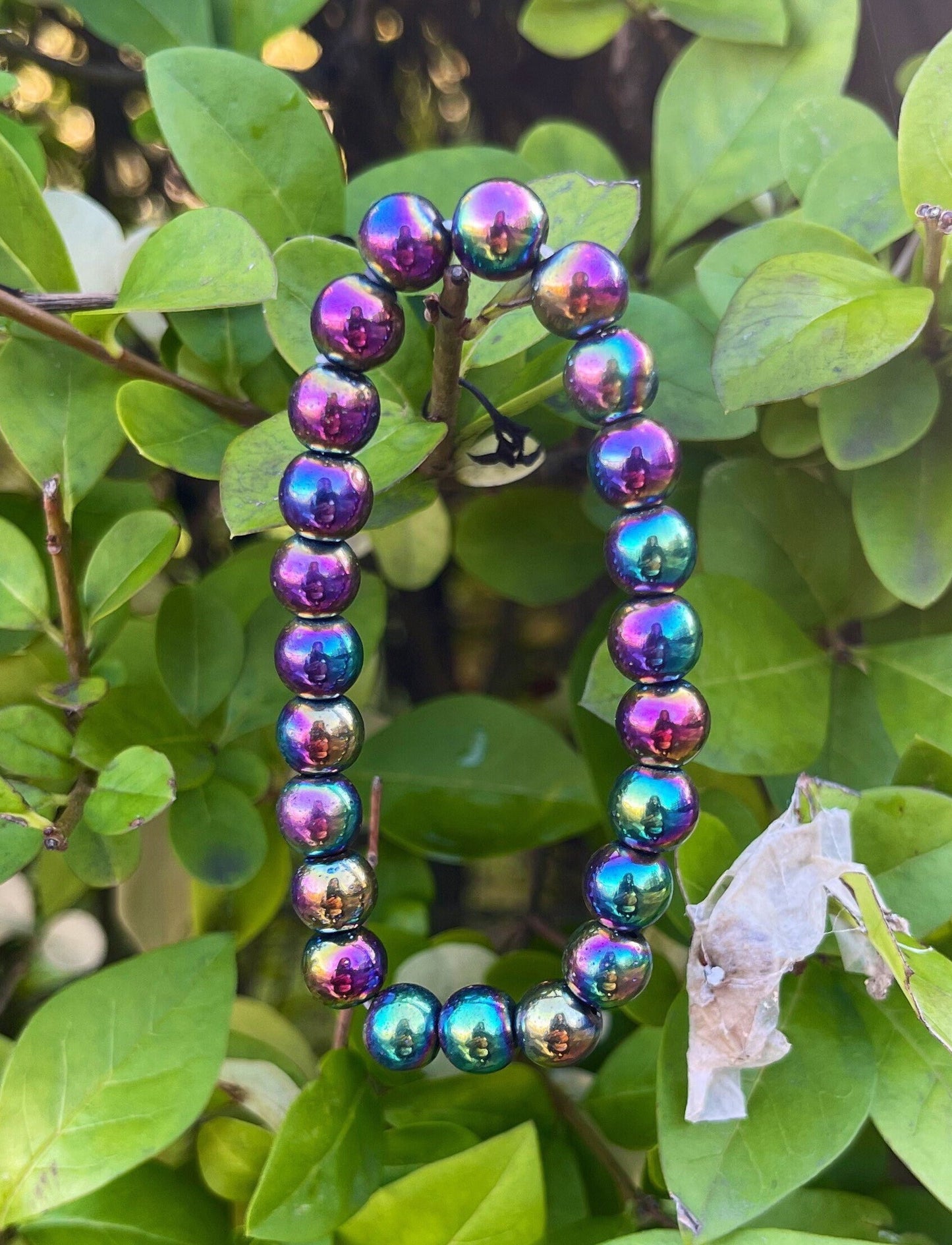 Rainbow Hematite Bracelet