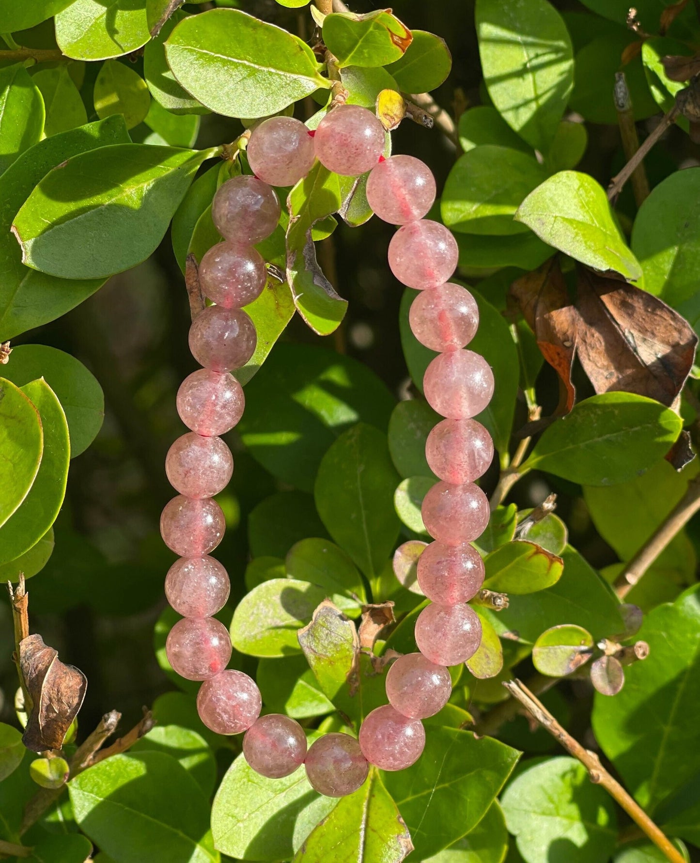 Strawberry Quartz Bracelet