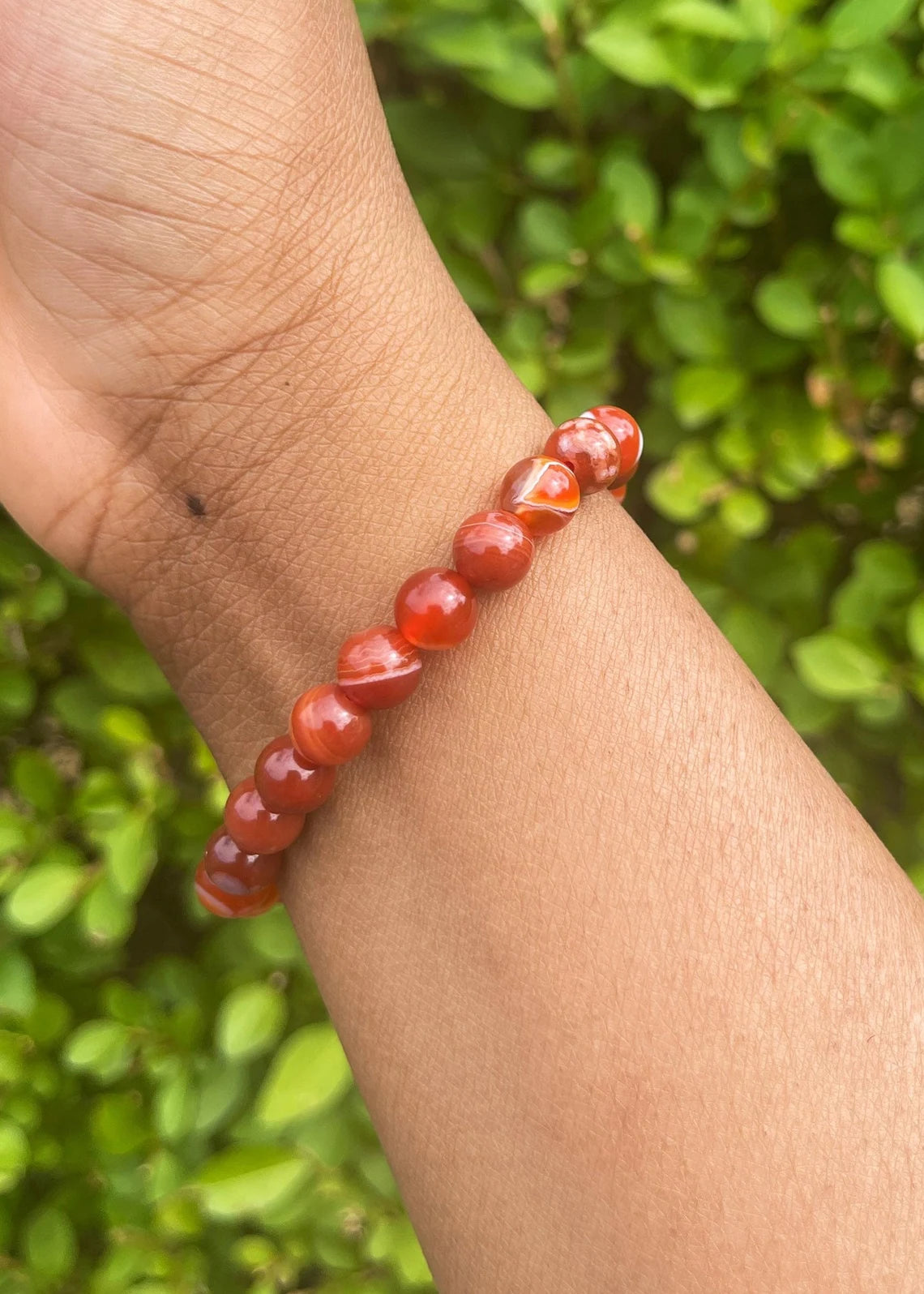 Banded Carnelian Bracelet