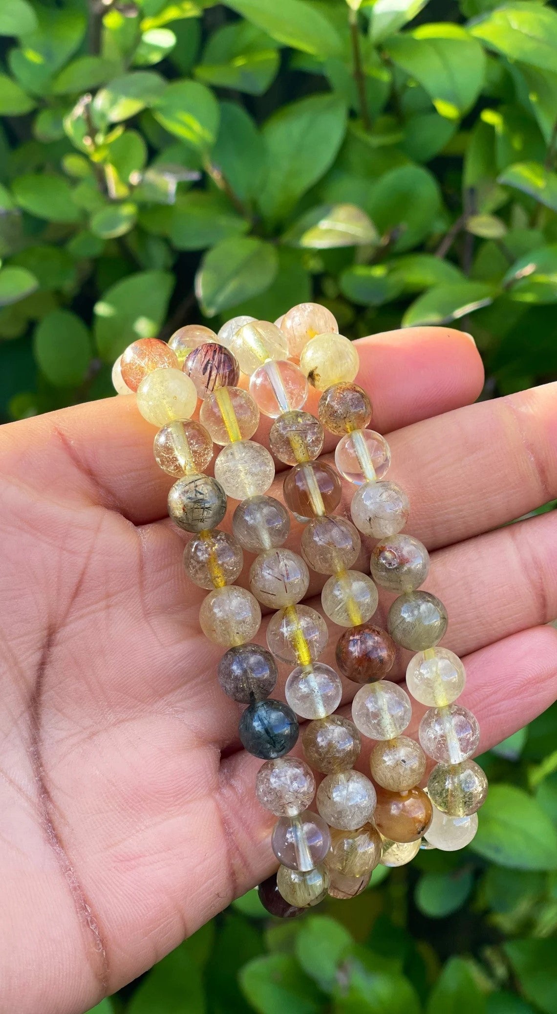 Rutilated Quartz Bracelet