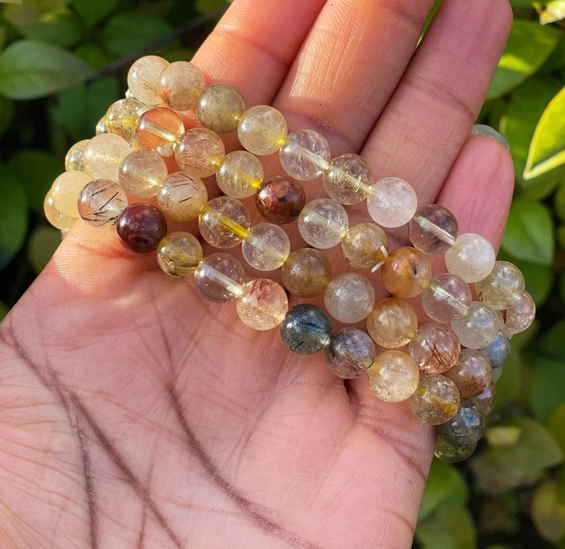 Rutilated Quartz Bracelet