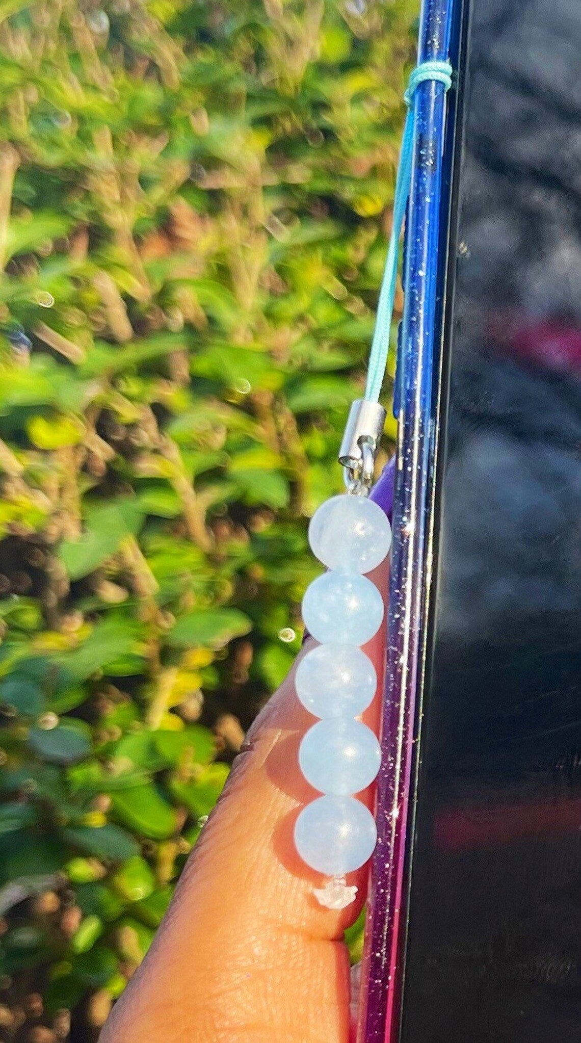 Crystal Beaded Phone Chain