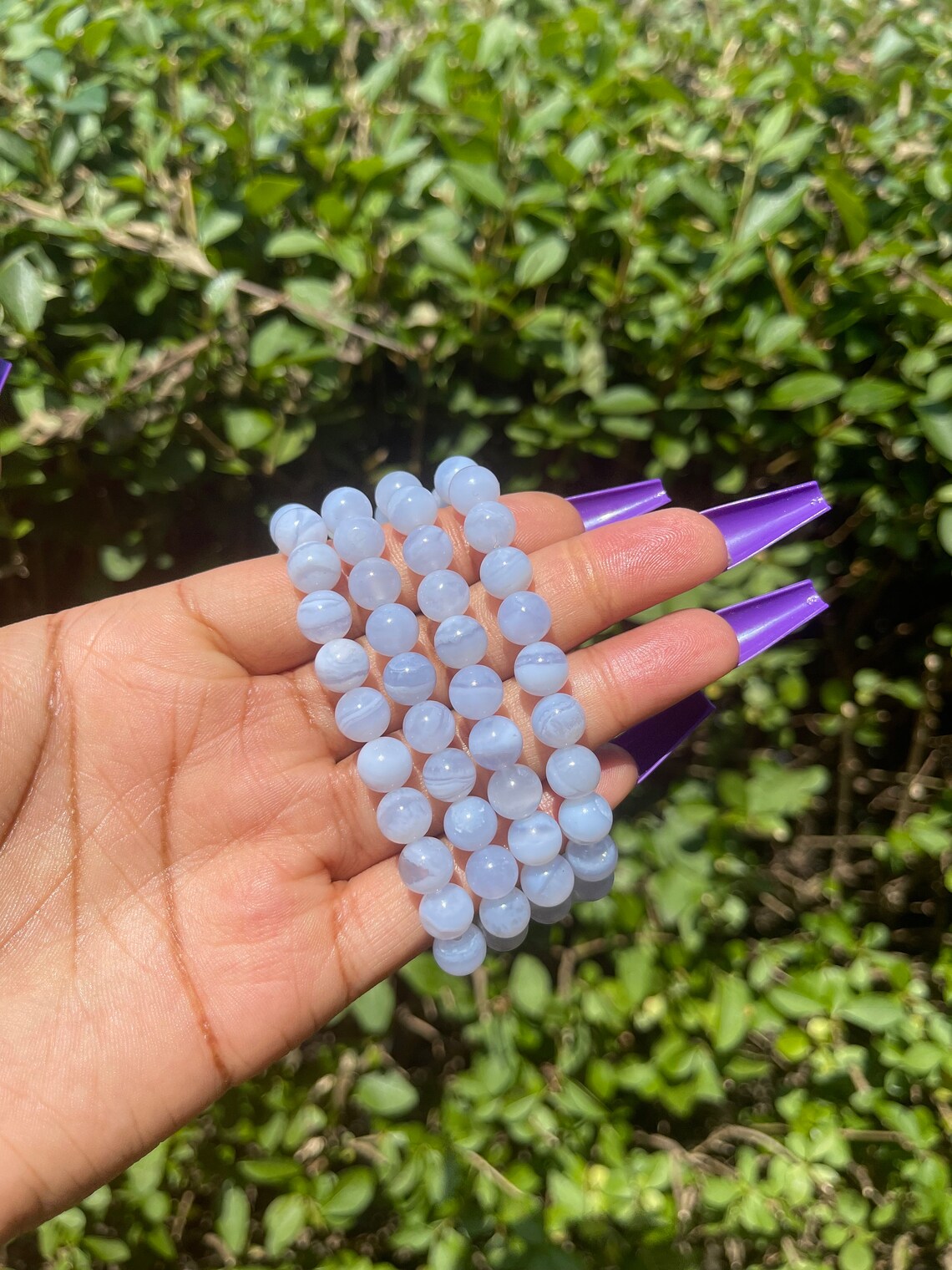 Blue Lace Agate Bracelet