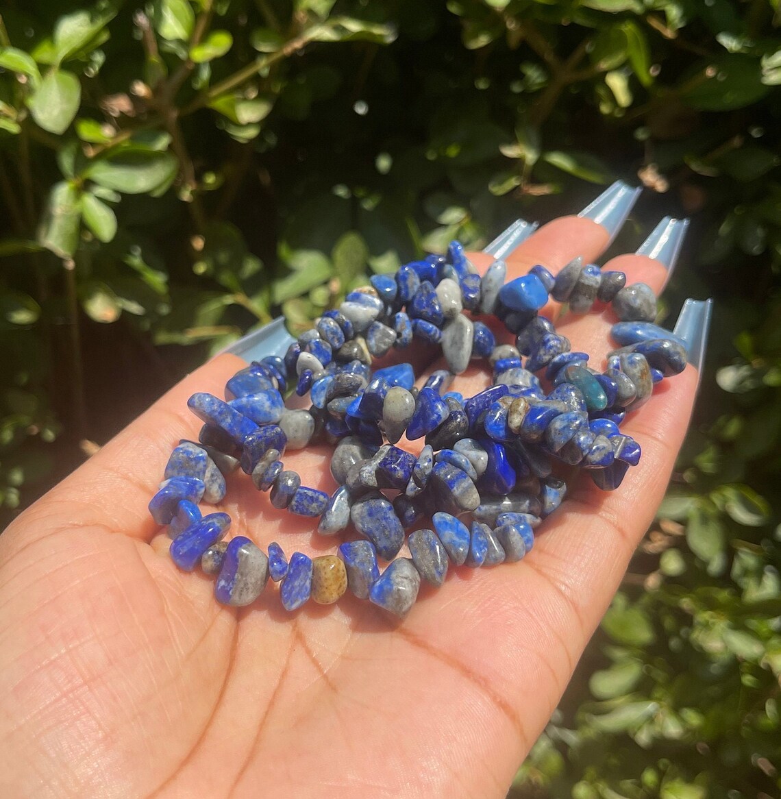 Lapis Lazuli Chip Bracelet