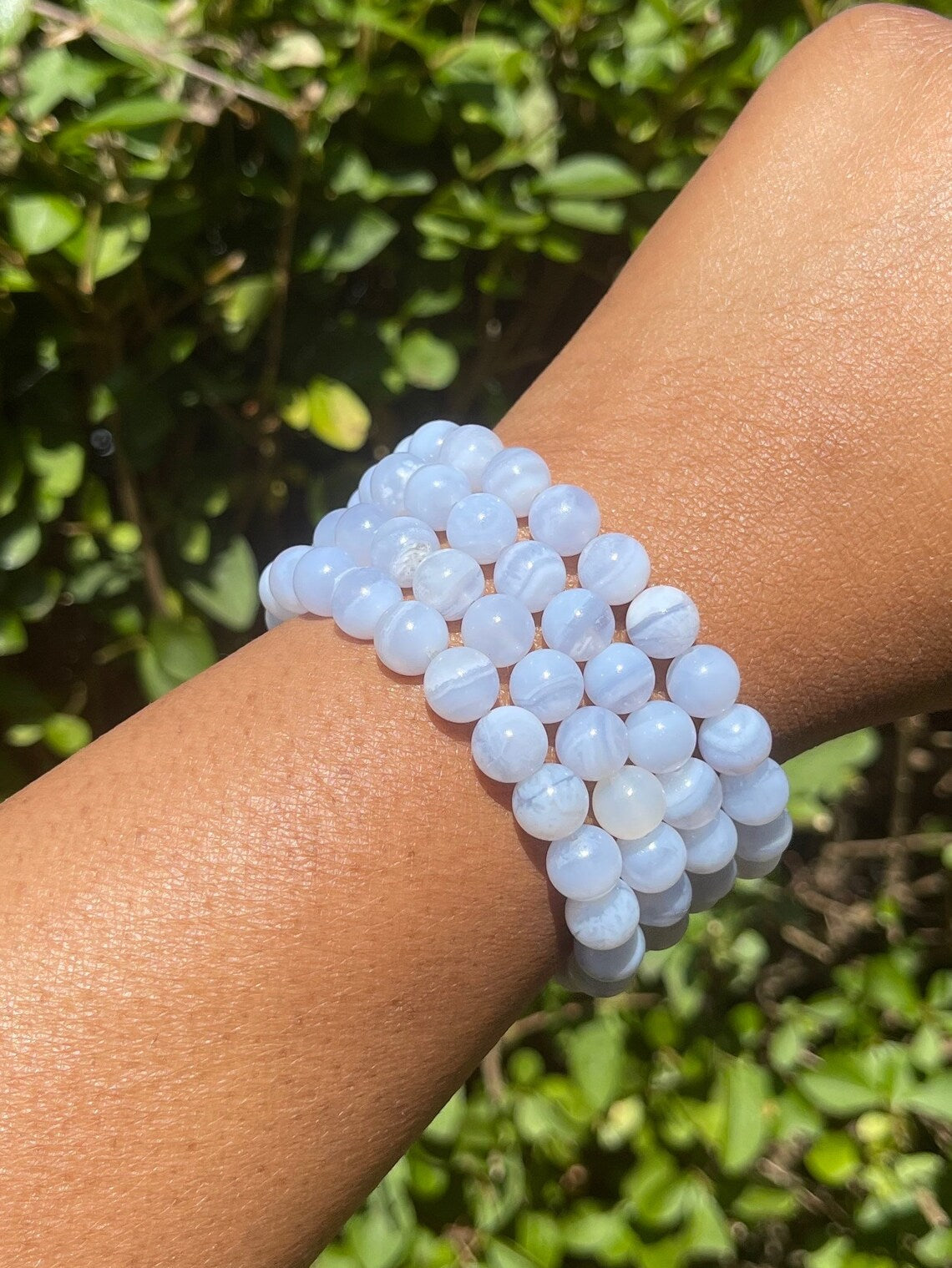 Blue Lace Agate Bracelet