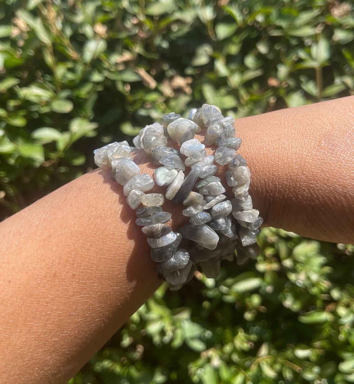 Labradorite Chip Bracelet