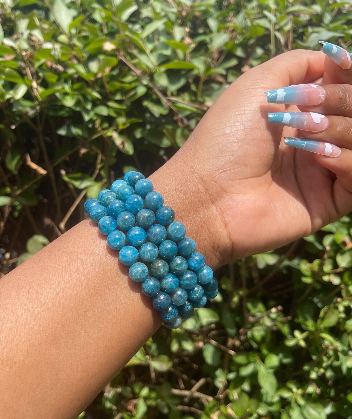 Blue Apatite Bracelet