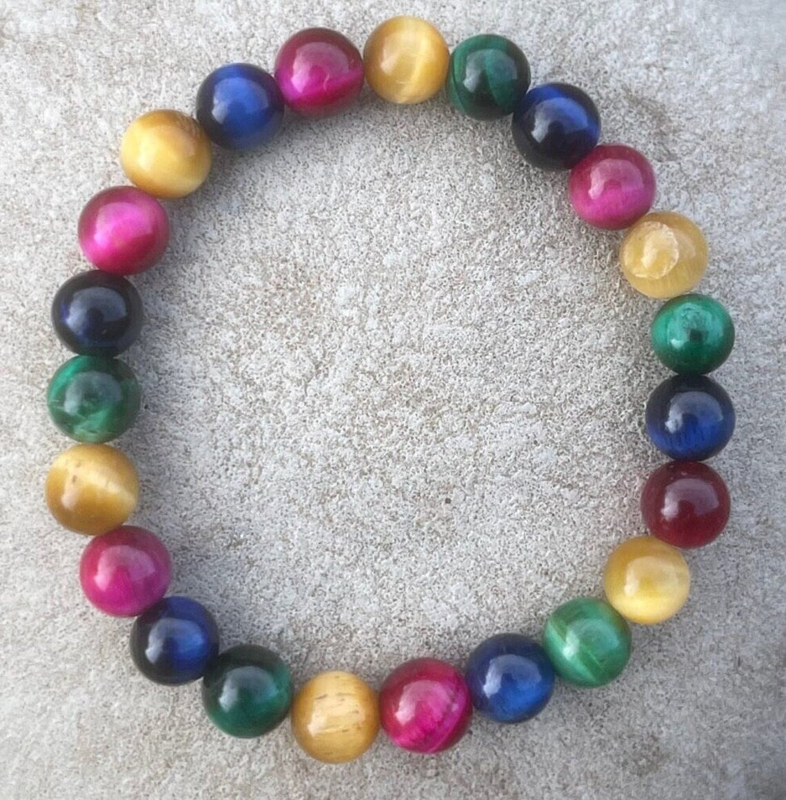 Colourful Tiger Eye Bracelet