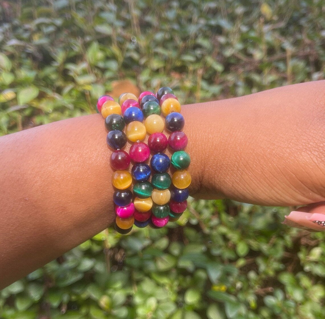 Colourful Tiger Eye Bracelet