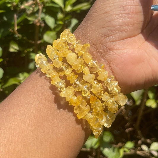 Citrine Chip Bracelet