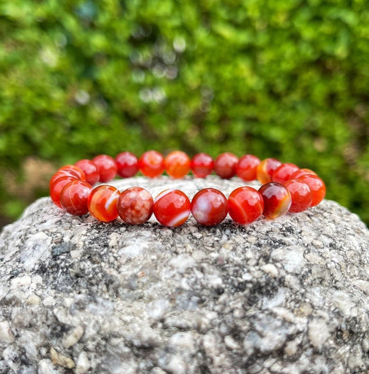 Banded Carnelian Bracelet