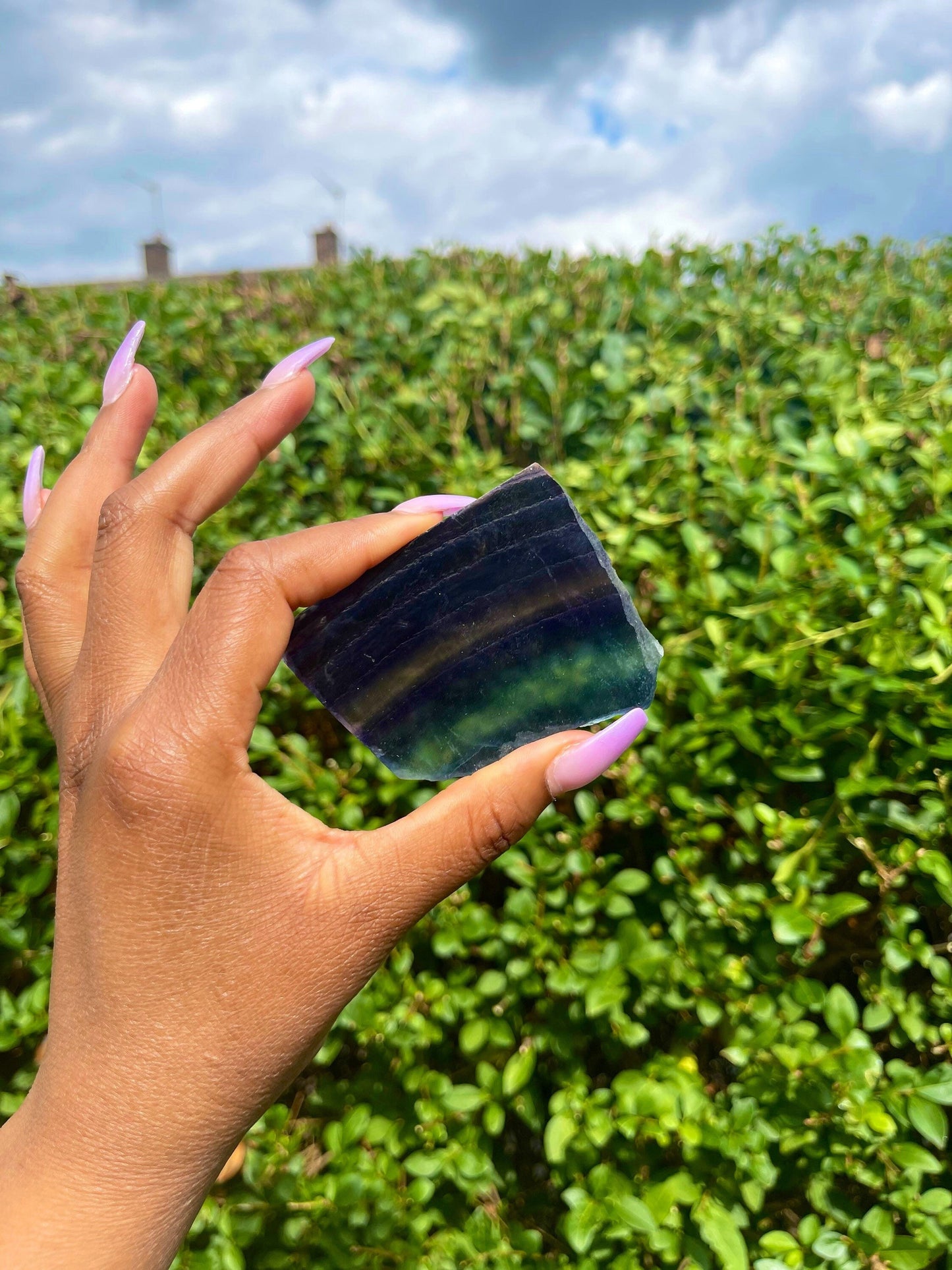 Rainbow Fluorite Slabs