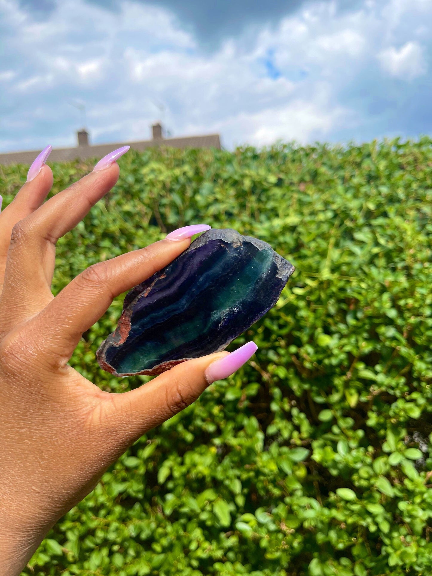 Rainbow Fluorite Slabs