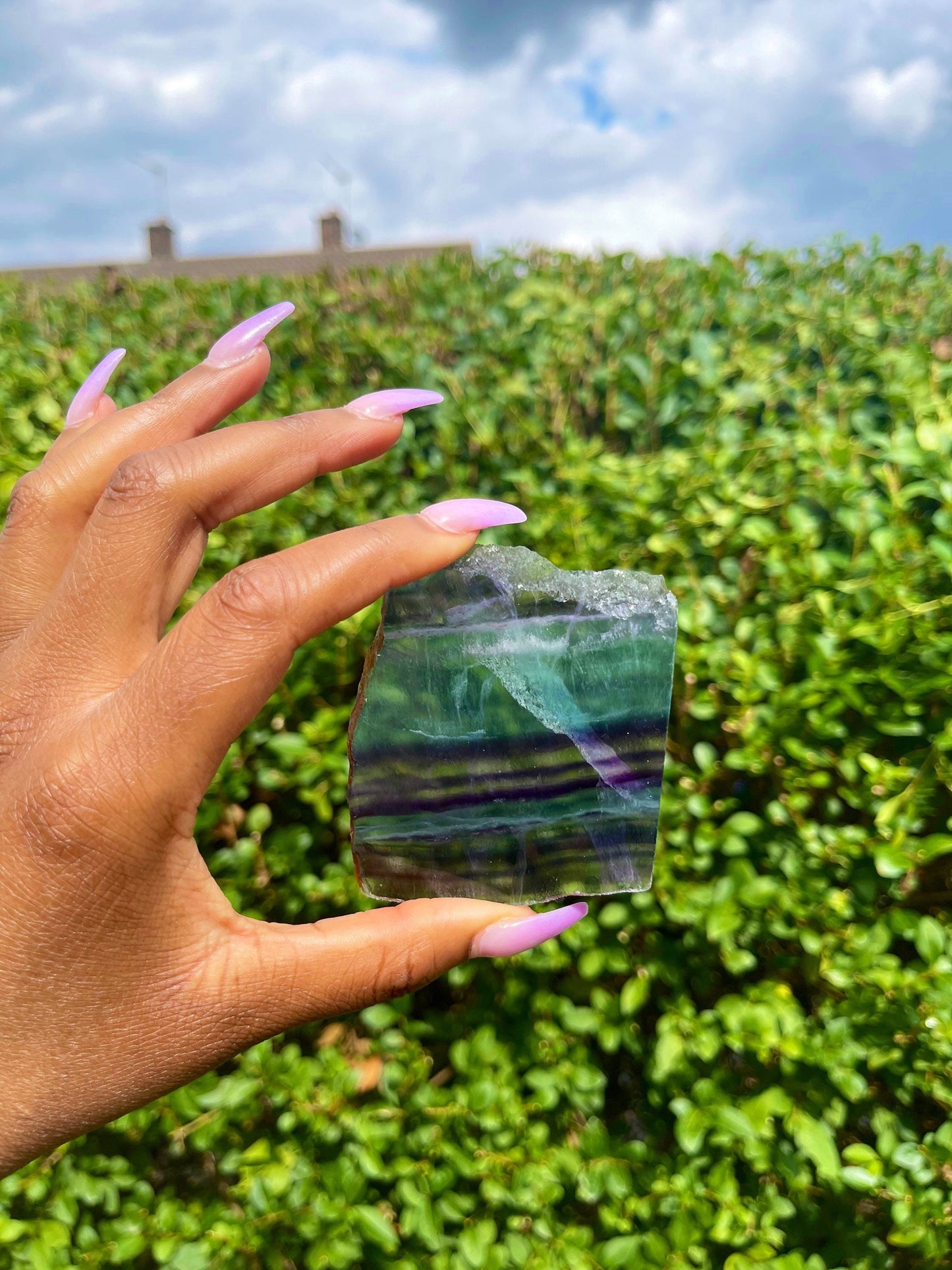 Rainbow Fluorite Slabs