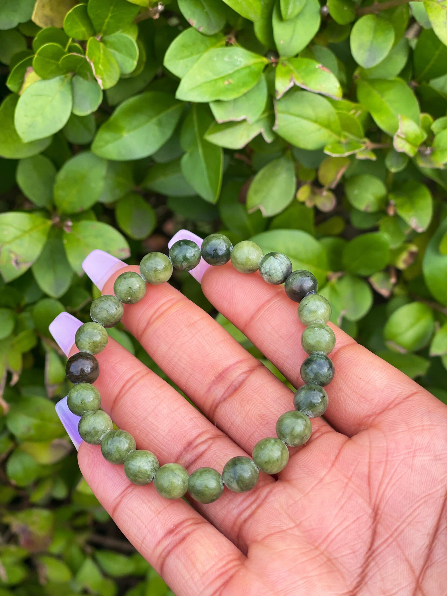Chinese Green Jade Bracelet