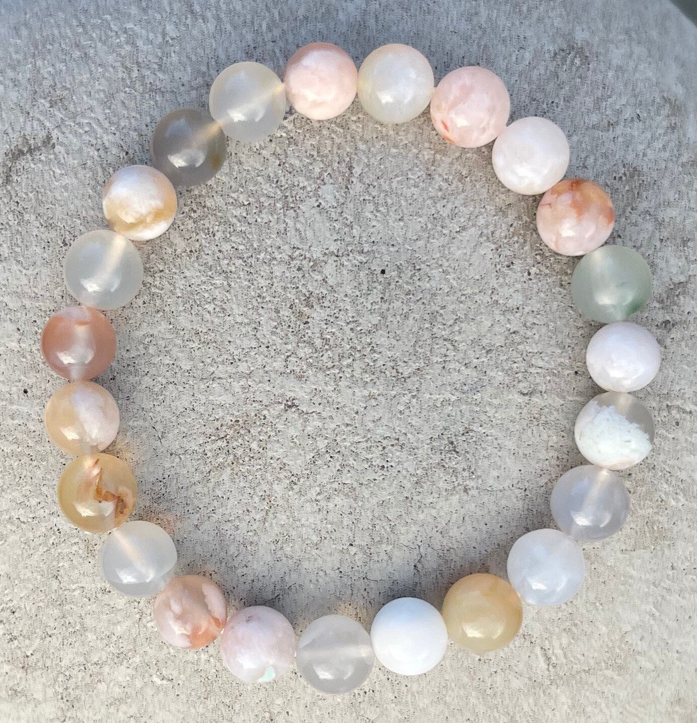 Sakura Flower Agate Bracelet