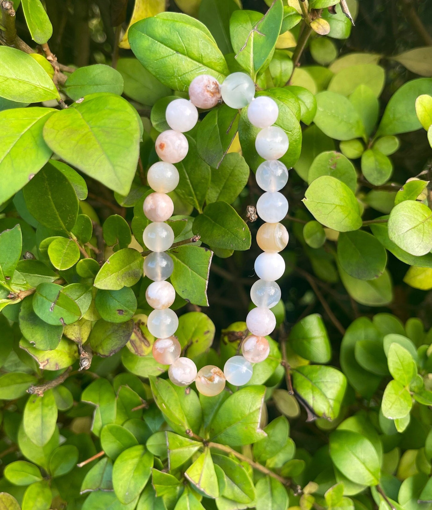 Sakura Flower Agate Bracelet