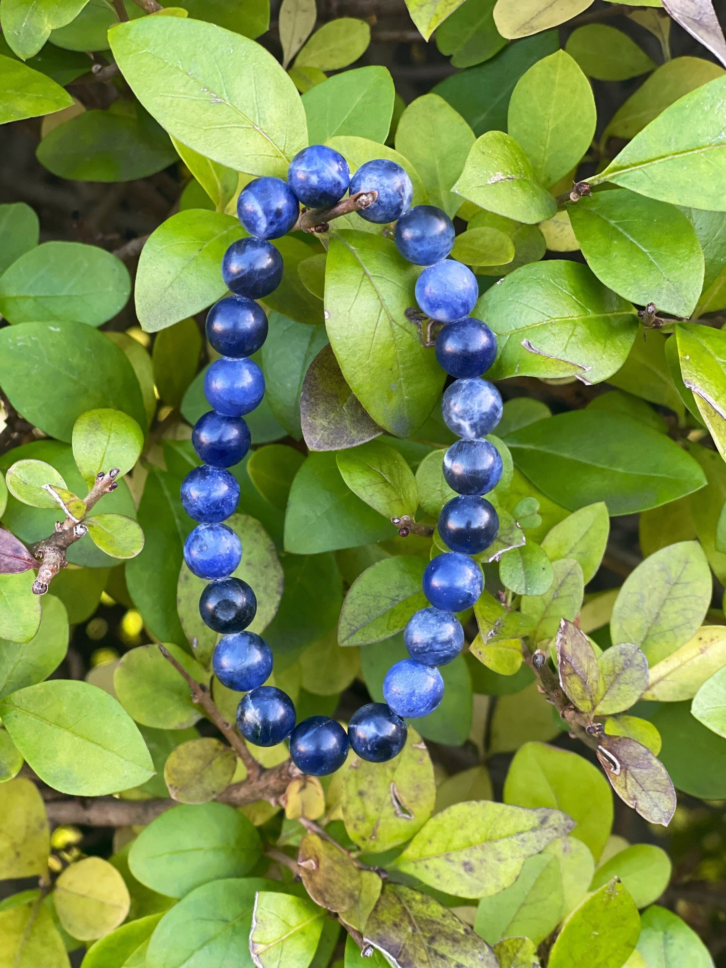 Sodalite Bracelet, Healing Crystals, Chakra Healing Bracelet, Protection Bracelet, Gemstone Bracelet, Gift for him, Unisex, Crystal Bracelet