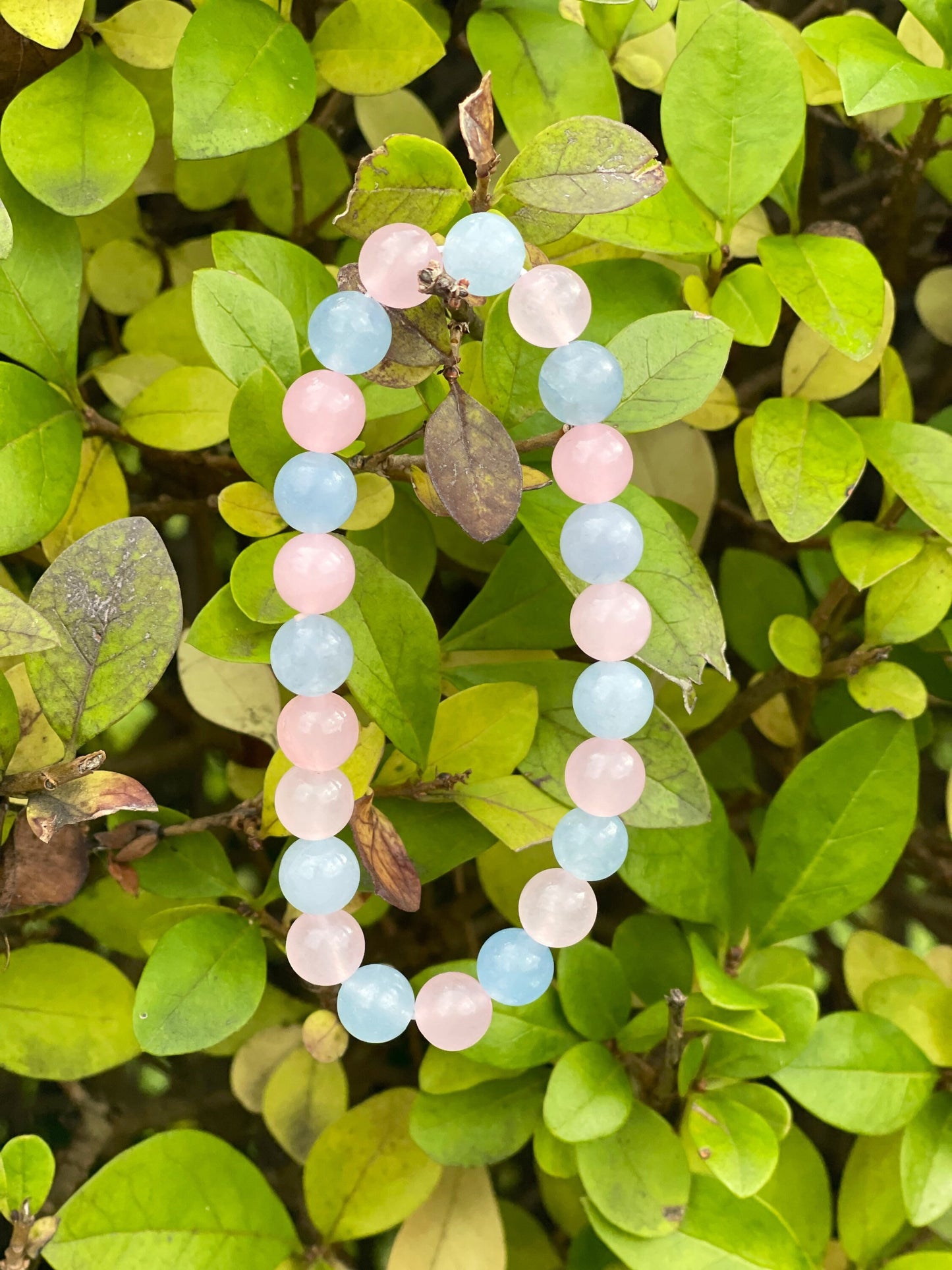 Rose Quartz Aquamarine Bracelet