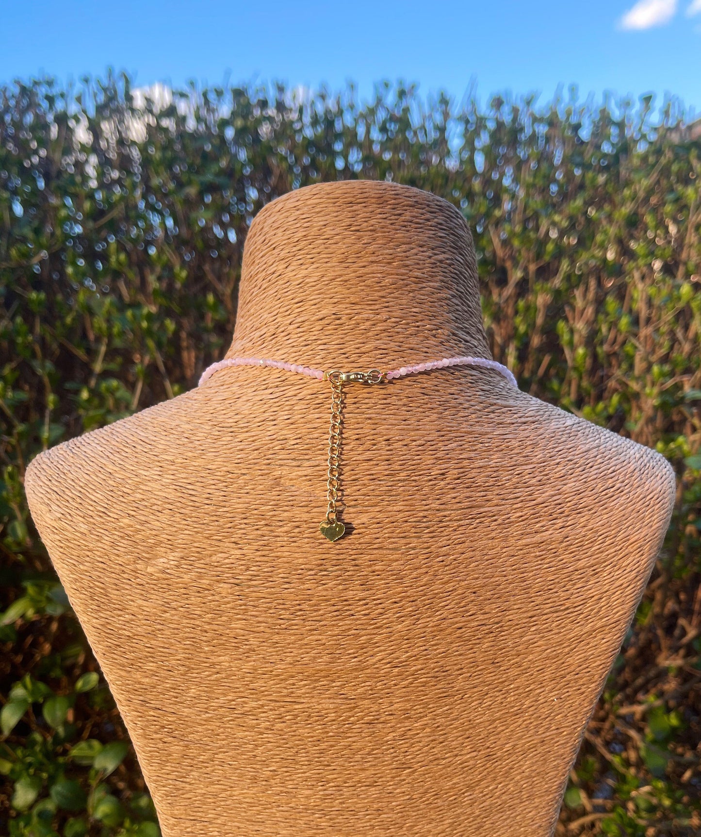 Rose Quartz Choker