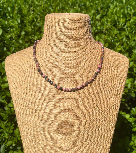 Rhodonite Choker