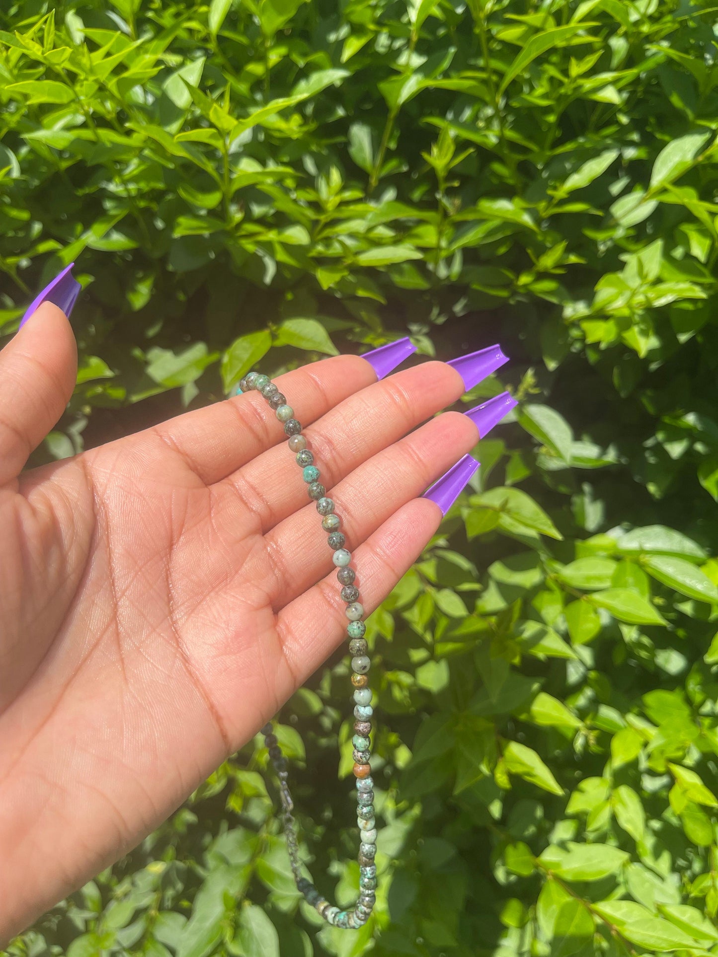 African Turquoise Choker