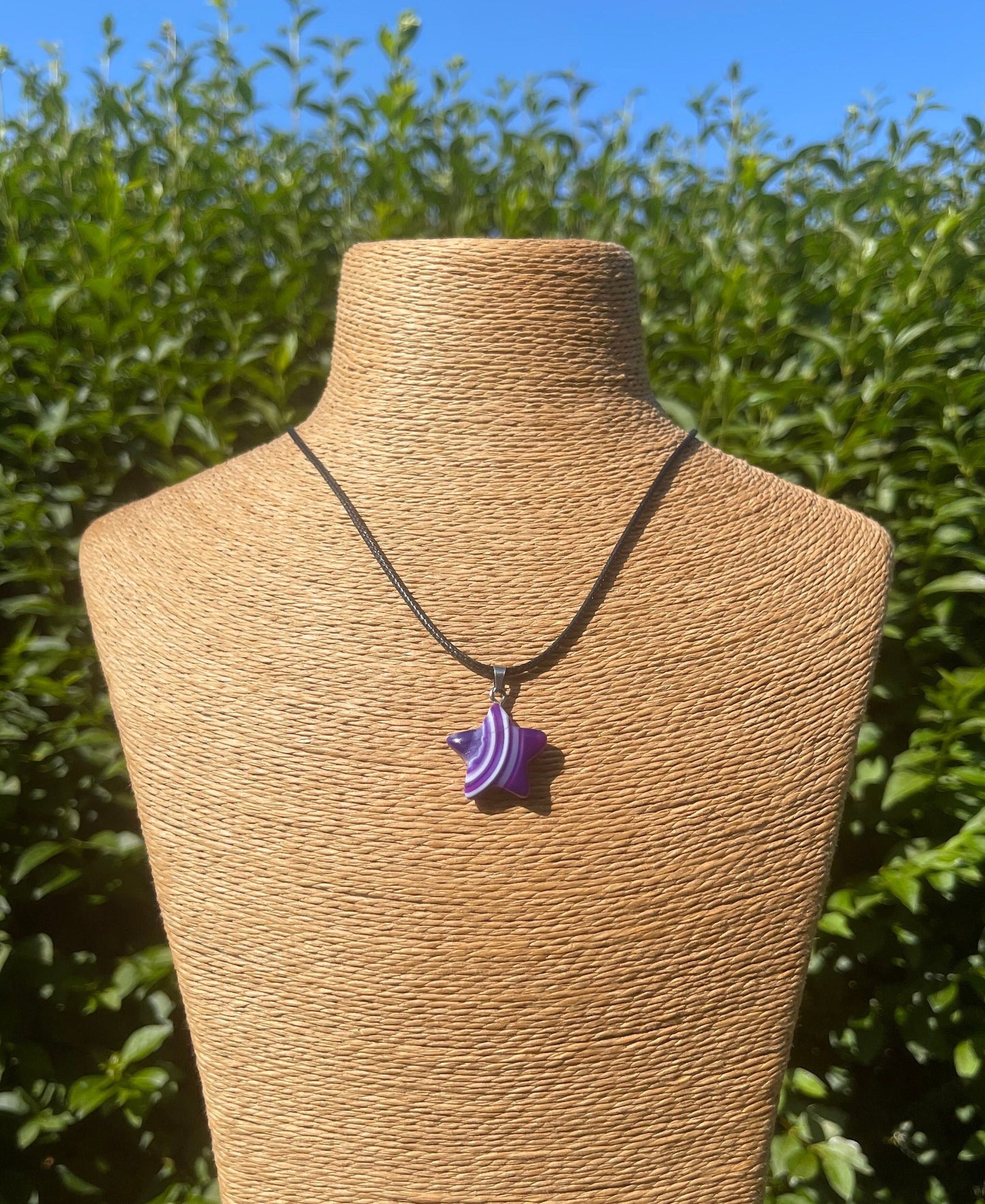 Purple Agate Star Bracelet