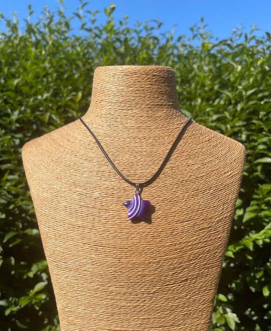 Purple Agate Star Bracelet