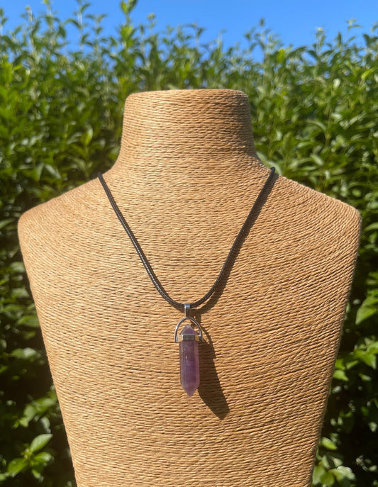 Amethyst Pendant Necklace