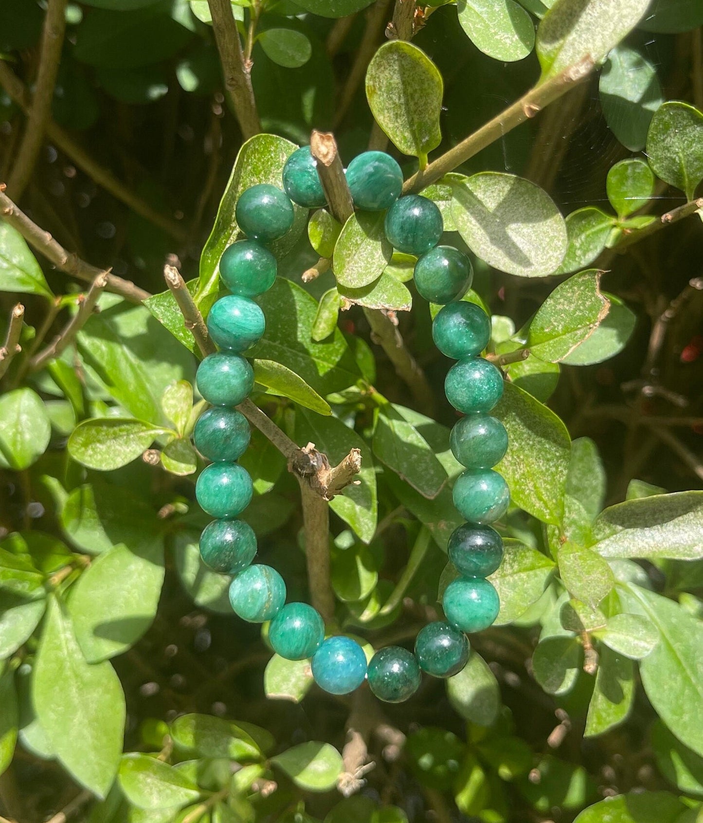 Fuchsite Green Mica Bracelet
