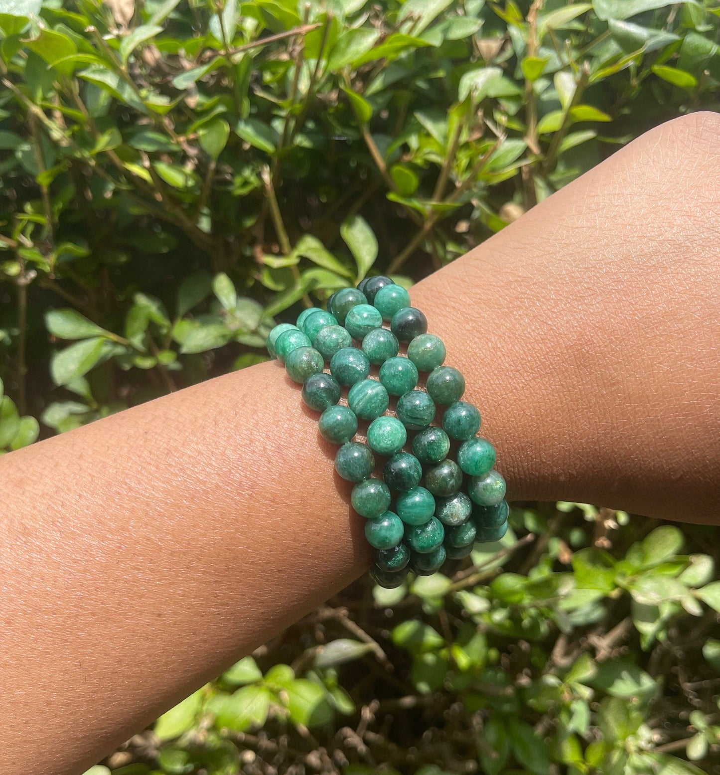 Fuchsite Green Mica Bracelet