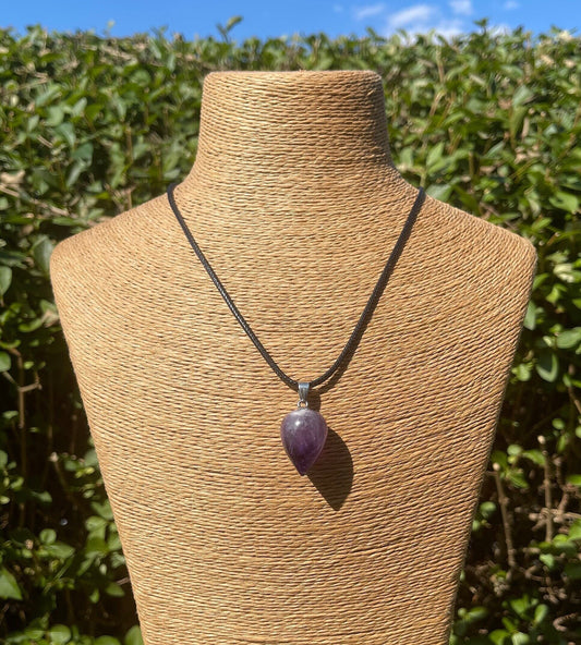 Amethyst Teardrop Pendant