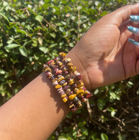 Mookaite Chip Bracelet