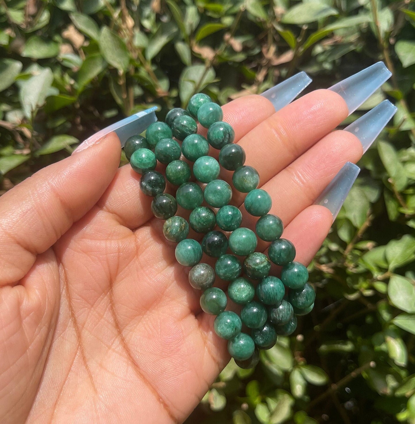 Fuchsite Green Mica Bracelet