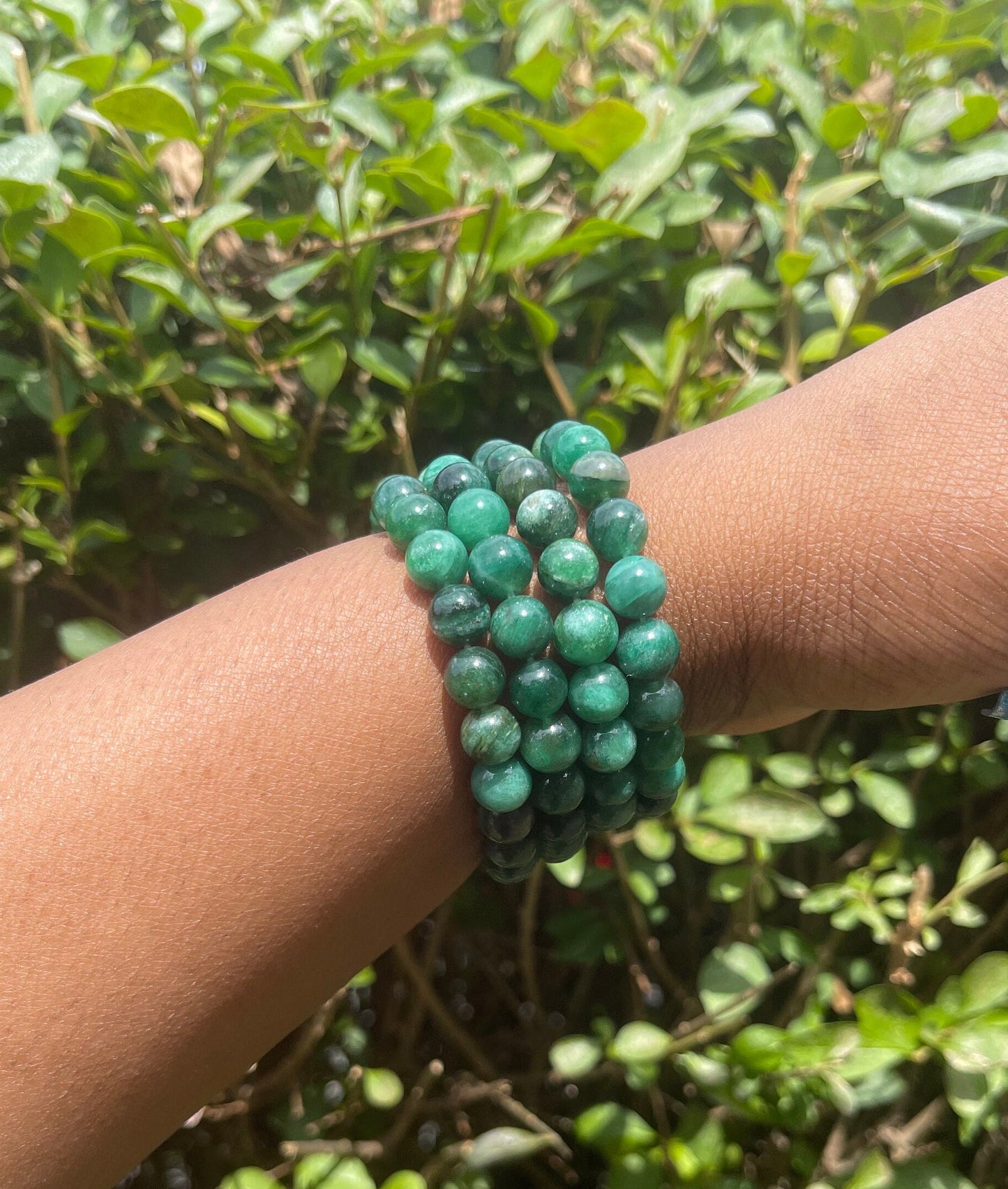 Fuchsite Green Mica Bracelet