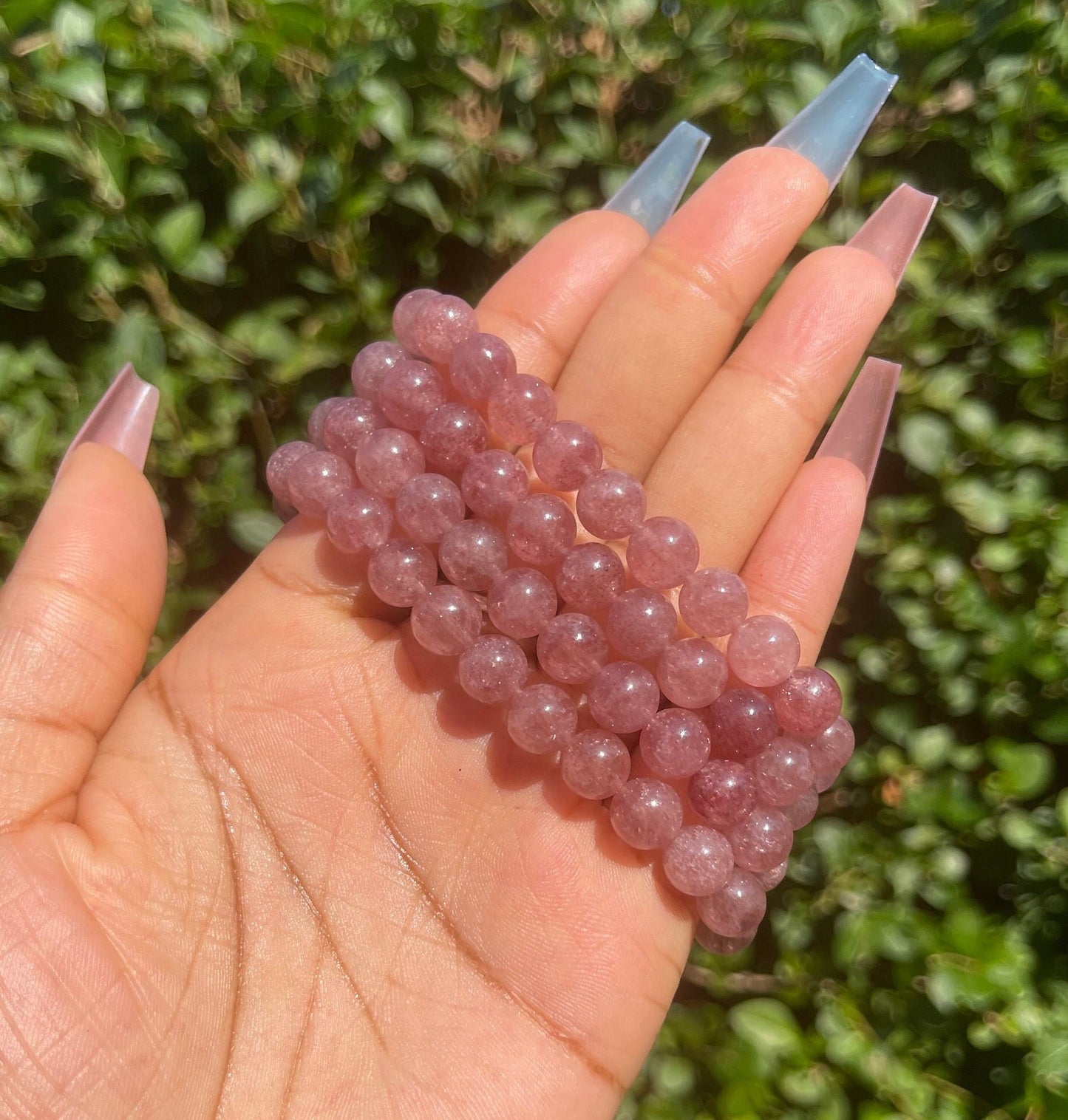 Strawberry Quartz Bracelet