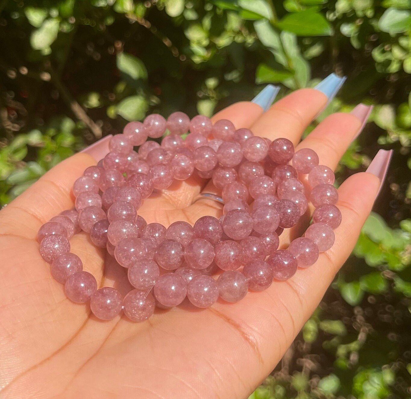 Strawberry Quartz Bracelet