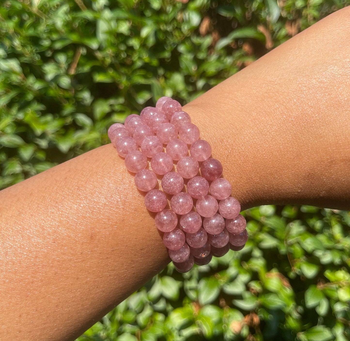 Strawberry Quartz Bracelet