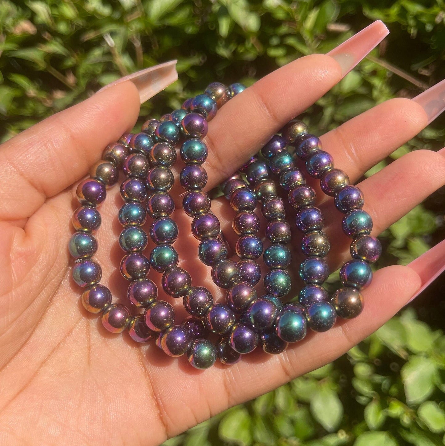 Rainbow Hematite Bracelet