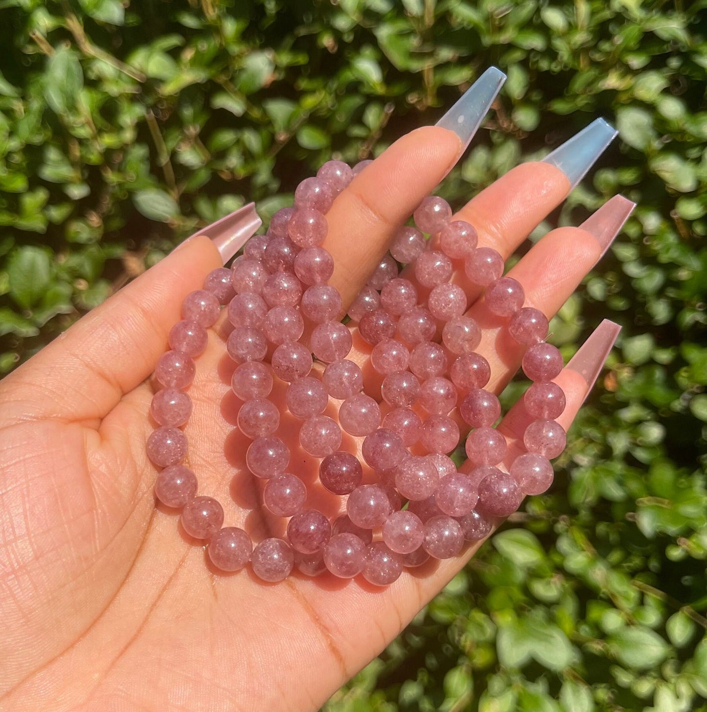 Strawberry Quartz Bracelet