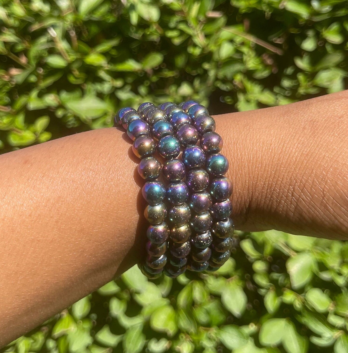 Rainbow Hematite Bracelet