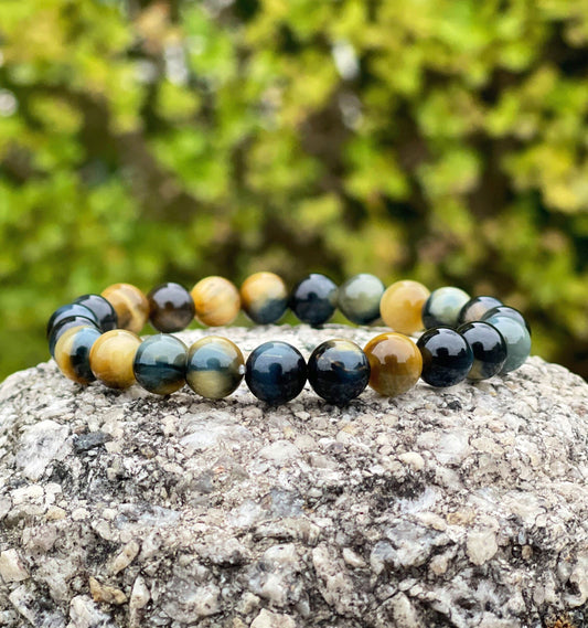 Honey Tiger Eye Bracelet, Crystal Bracelet, Gemstone Bracelet, Healing Crystals, Best Friend Gift, Meditation, Reiki Chakra